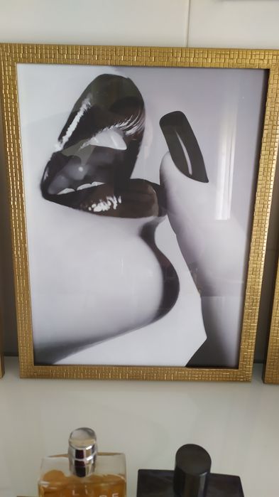 NOVO: conjunto de 3 molduras com 3 telas