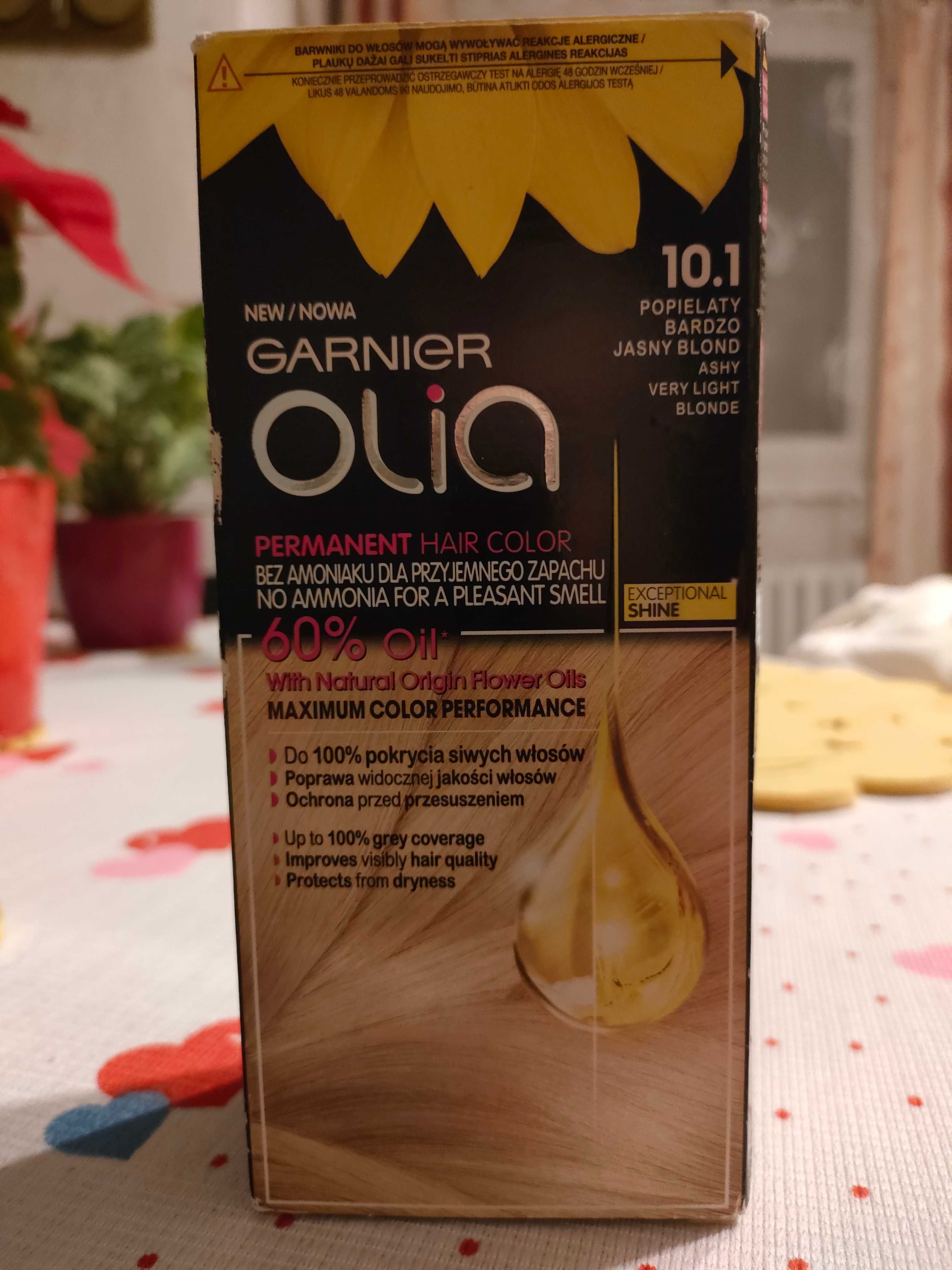 Nowa farba Olia bardzo jasny popielaty blond