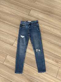 Jeansy spodnie Zara 122