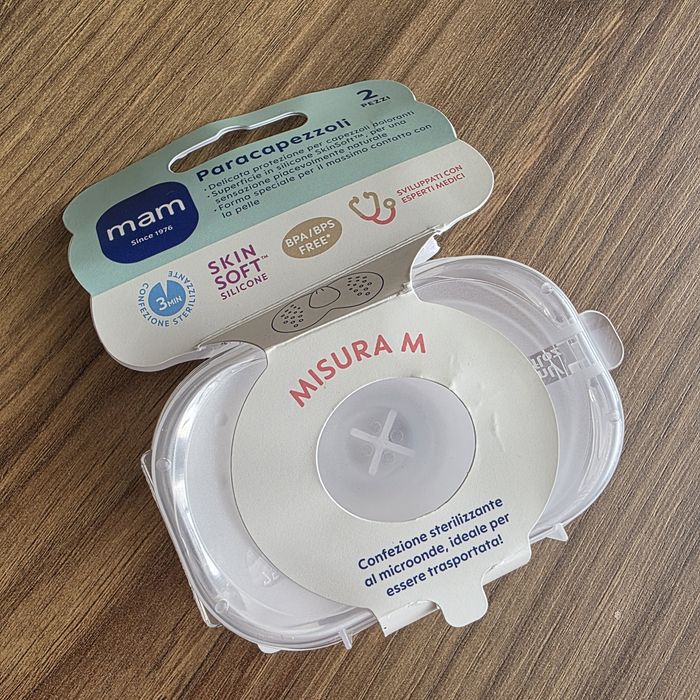Osłona sutków na piersi MAM M nakładka