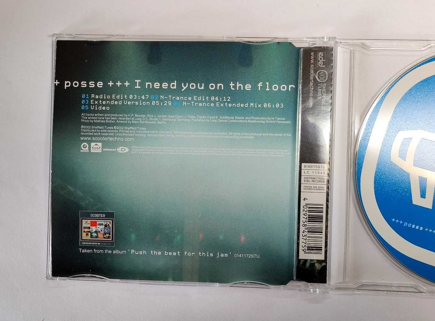 Płyta Scooter Posse (I Need You On The Floor) CD nowa
