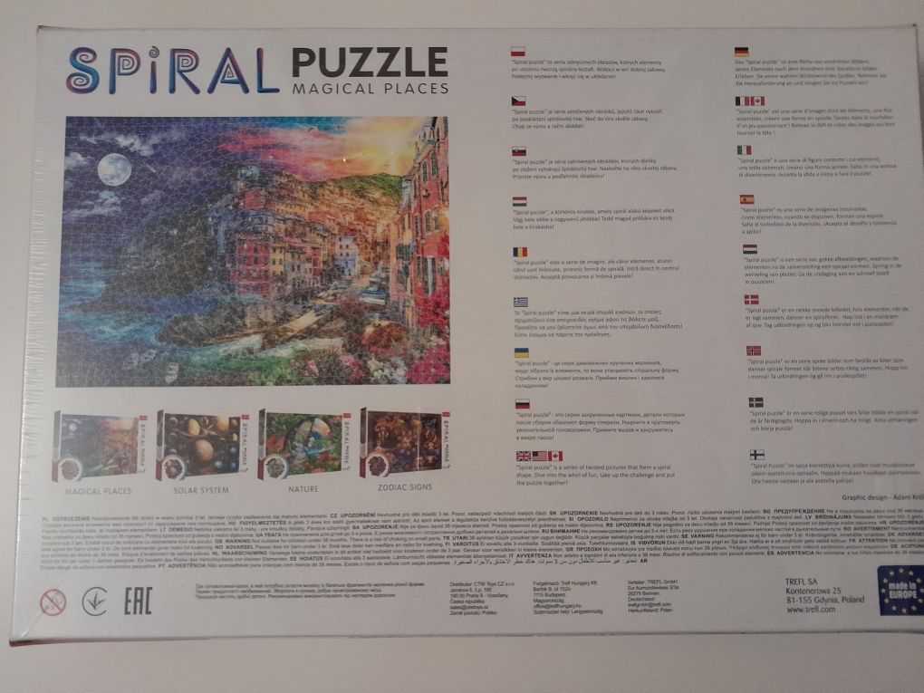 Spiralne puzzle od firmy Trefl