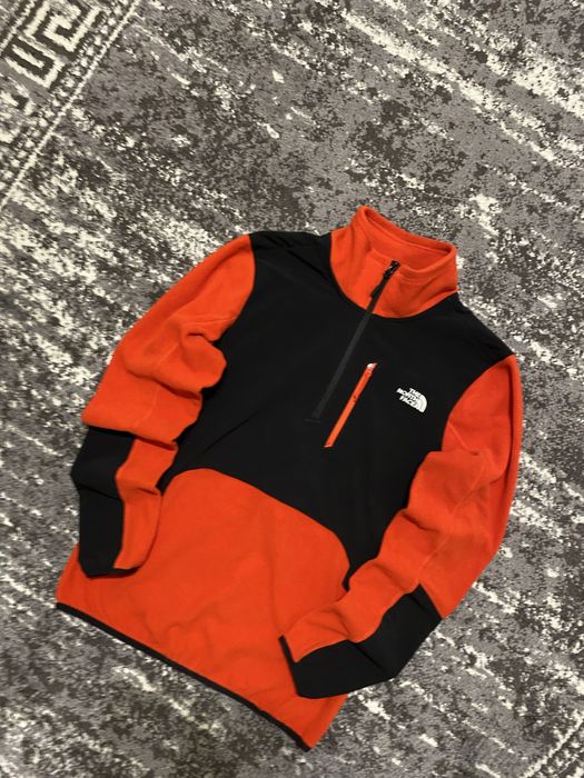 Флиска шерпа The North Face М розмір Чорно Помаранчева