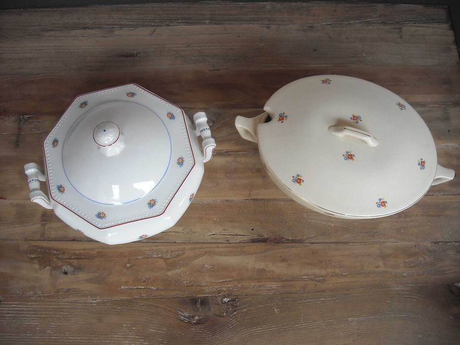Terrinas loiça ceramica antigas Vista Alegre e Lusitania