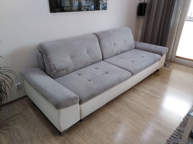 Sofa rozkładana oraz fotel
