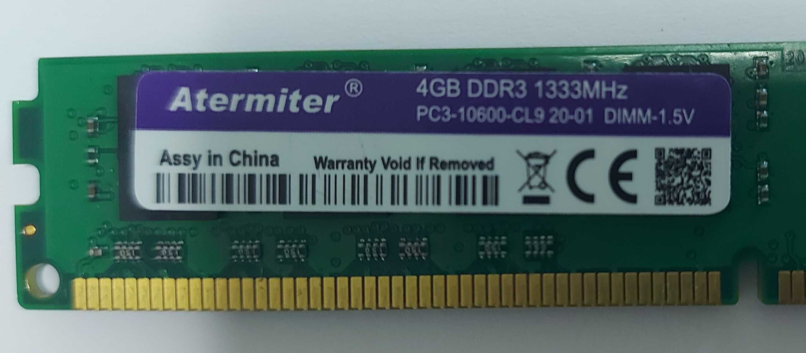 Memoria 8GB (2x4GB) DDR3 1333Mhz CL9