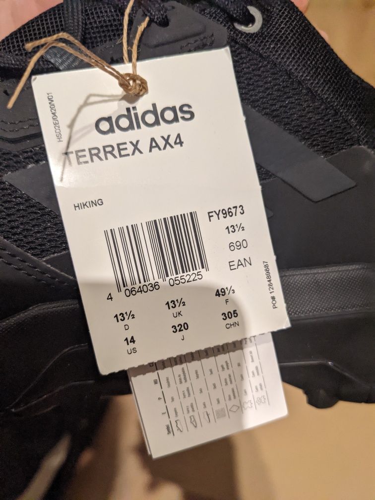 Adidas Terrex AX4 Wersja Continental r. 49 1/3