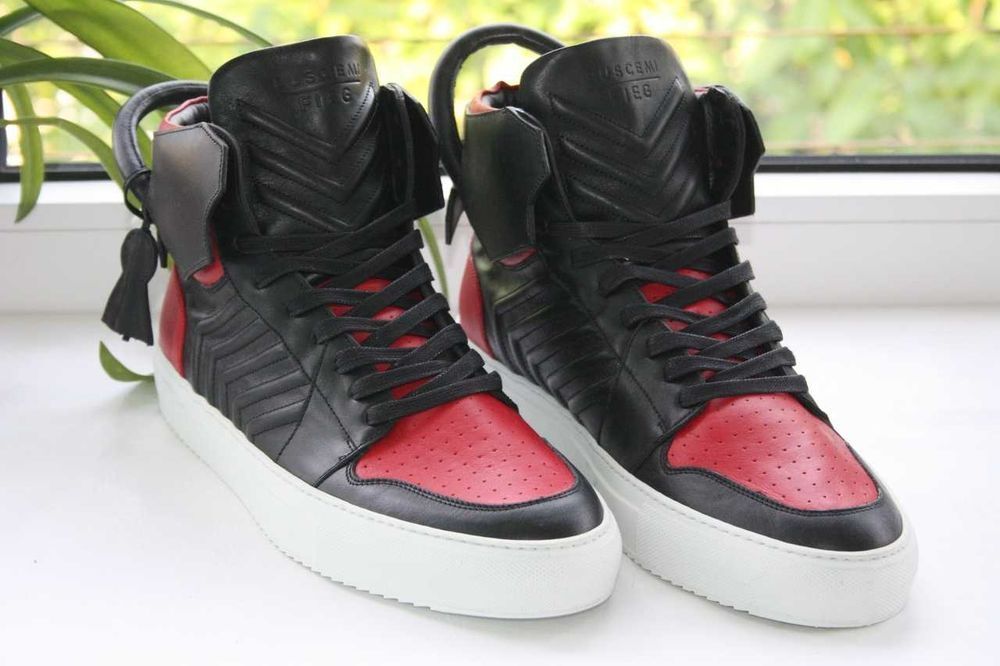 США! Кроссовки Buscemi X Ronnie Fieg (37р 39р) (BS1110FSP15-RED/BLK)
