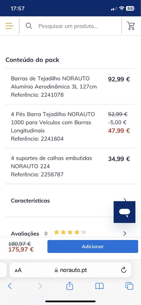 Barras tejadilho Renault Megane 4 Sport Tourer