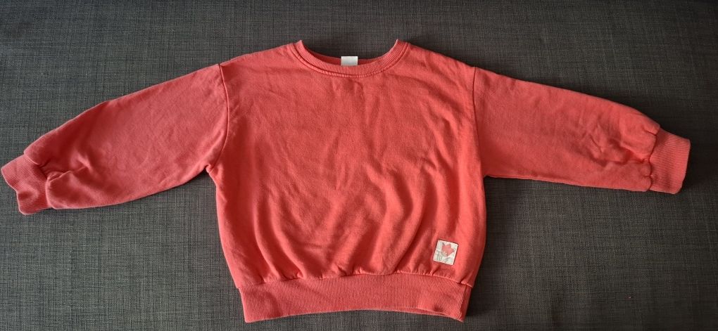 Bluza krój oversize skrócony stan rozmiar 110