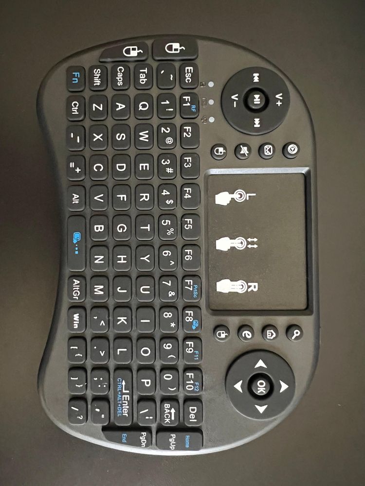 Mini teclado sem fios usb - smart tv - novo