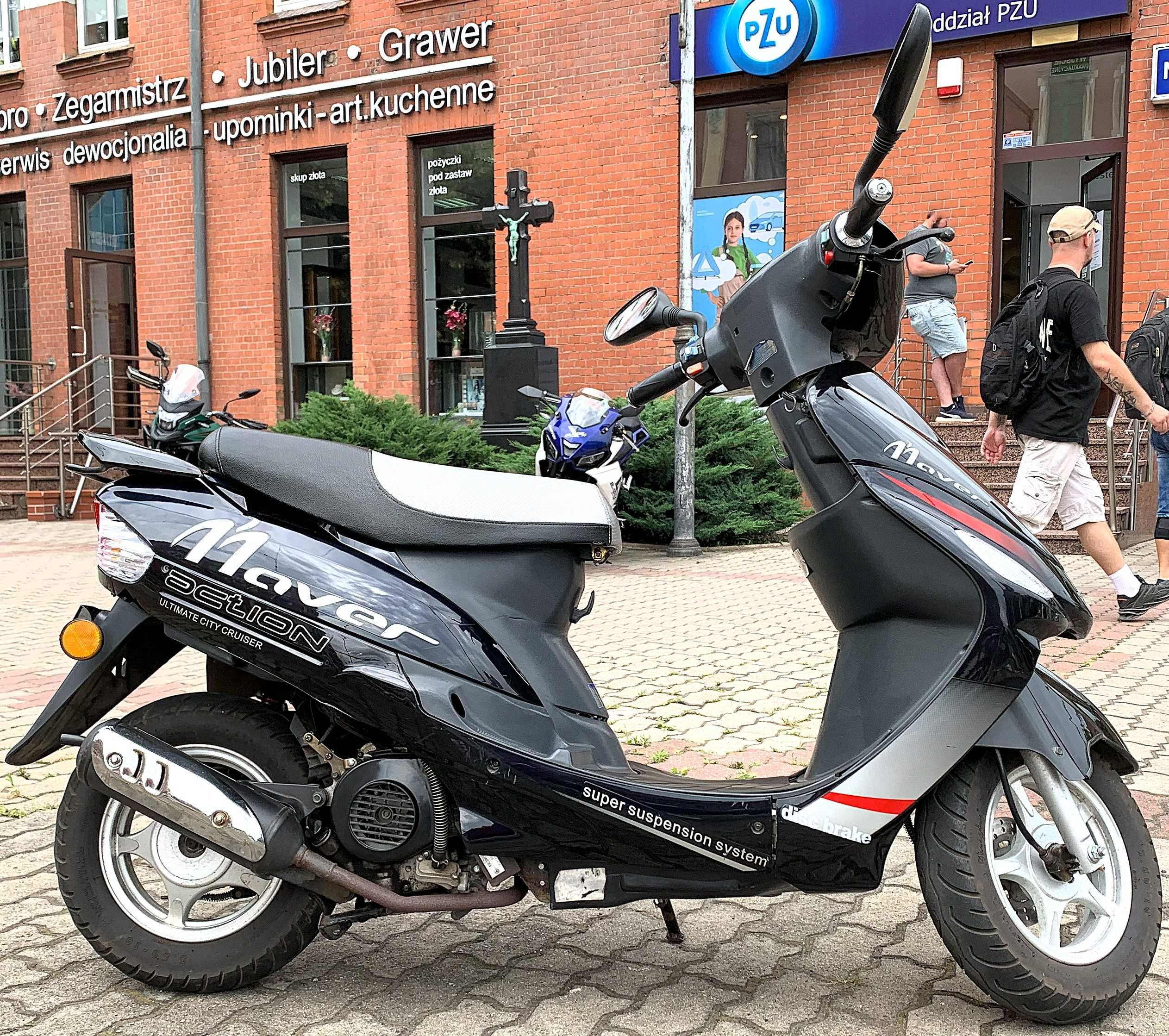 SKUTER BOATIAN MAVER 50cc 4T zarejestrowany ubezpieczony !! okazja !!!