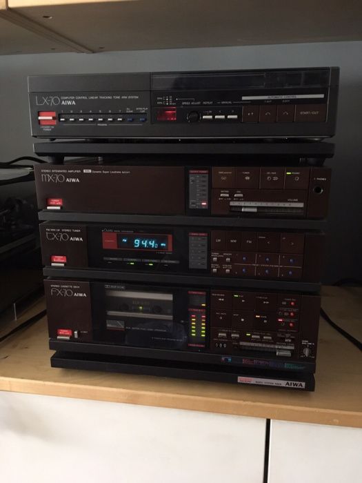 AIWA série MIDI MX70 LX70 TX70 FX70 e DX770