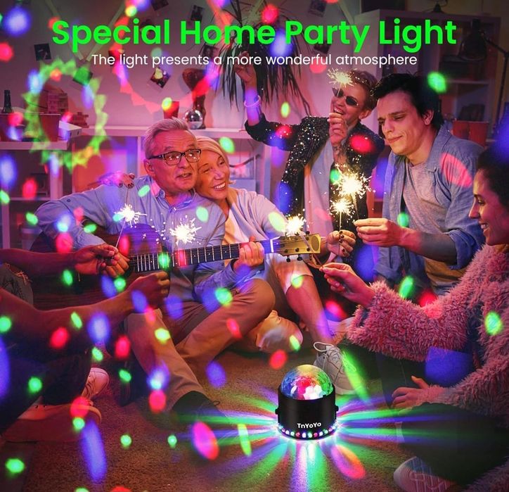 Kula dyskotekowa TnYoYo 30 LED z pilotem