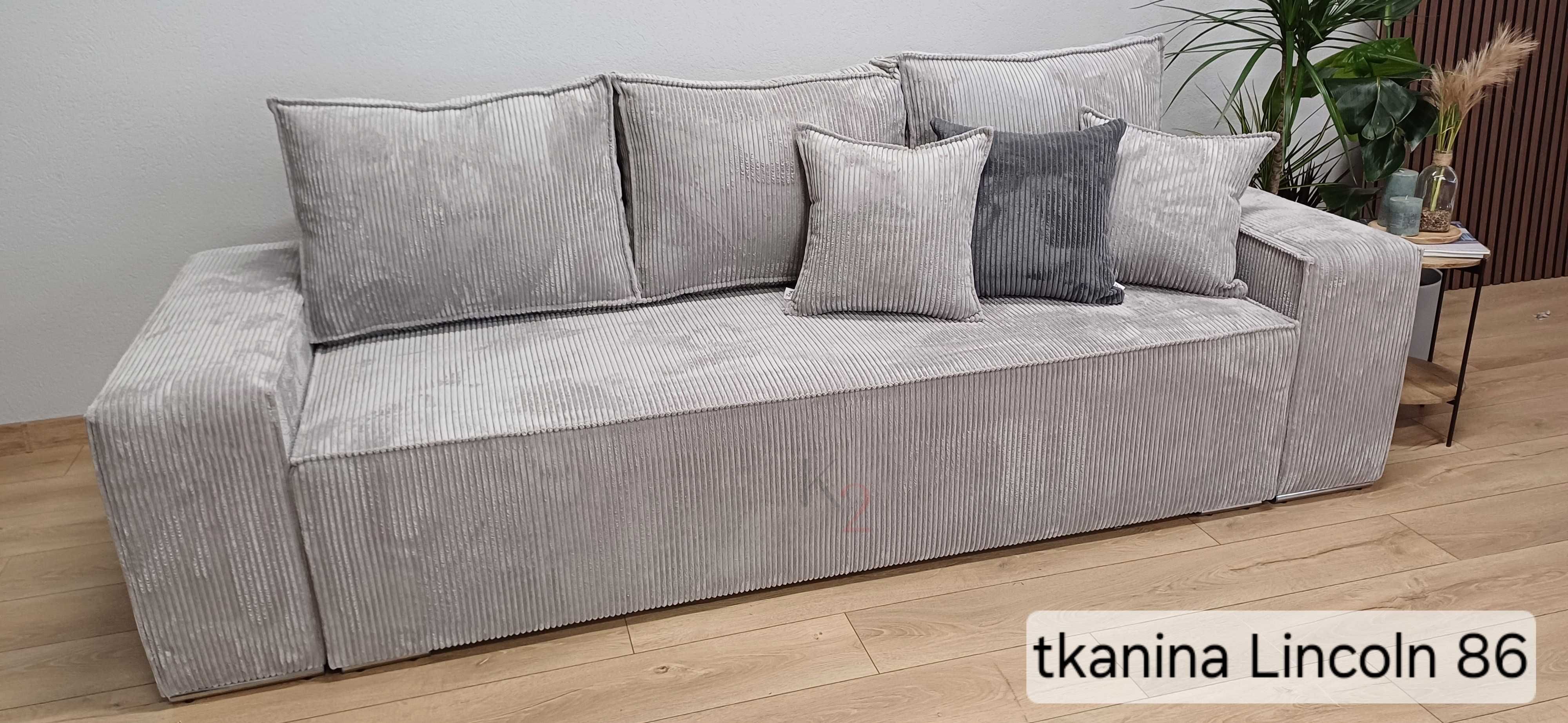 Sofa FABIO ,kanapa od producenta, rozkładana, USB pojemnik + GRATIS,
