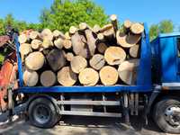 Transport drewna z hds Usługi wywrotką
