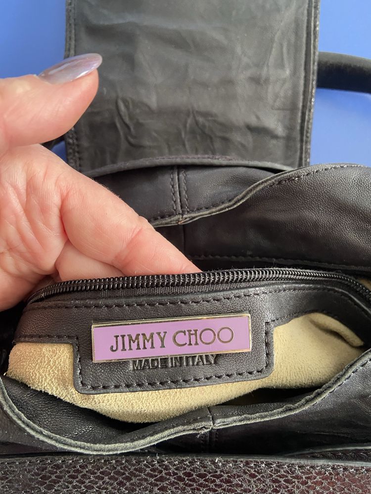 Шкіряна сумка Jimmy Choo