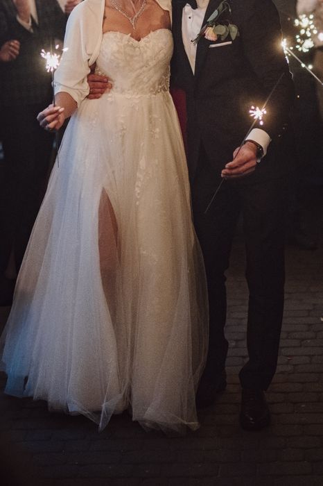 Suknia ślubna rozm M 173+9cm