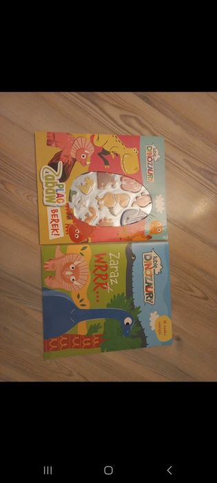 Lubię Dinozaury  zaraz wrrr plac zabaw berek naklejki Książeczka książ