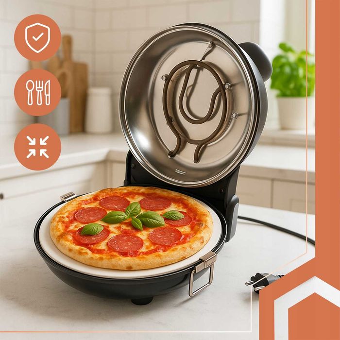 Piec do Pizzy Elektryczny Domowy Piecyk do Pieczenia Mini Piekarnik
