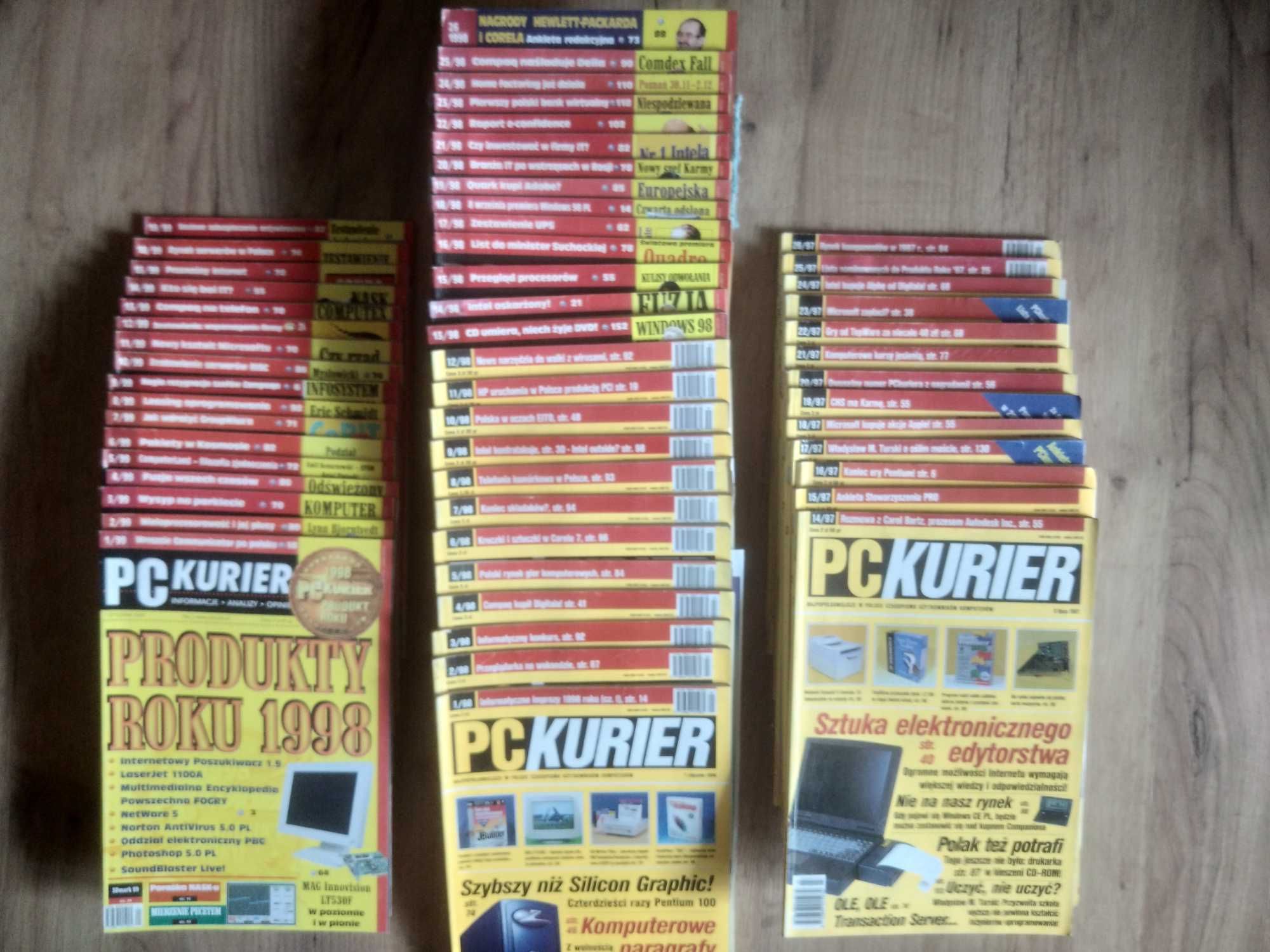 Gazetki do kolekcji 97 98 99 /PC KURIER/Komputer ŚWIAT/ENTER/CHIP