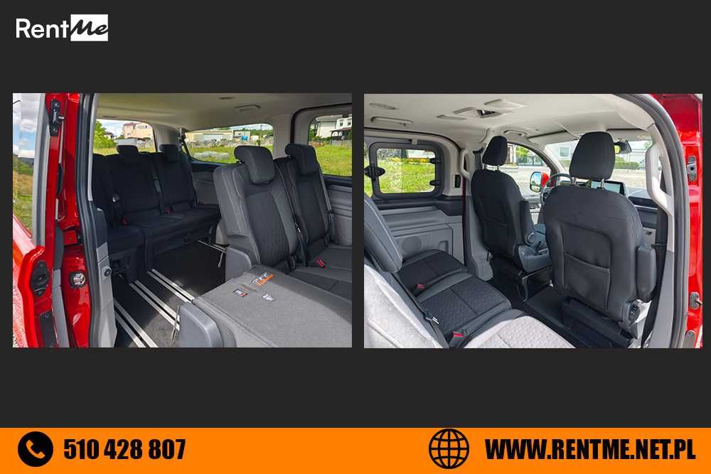 Wynajem busa Ford Tourneo Custom wersja VIP 8-osobowy