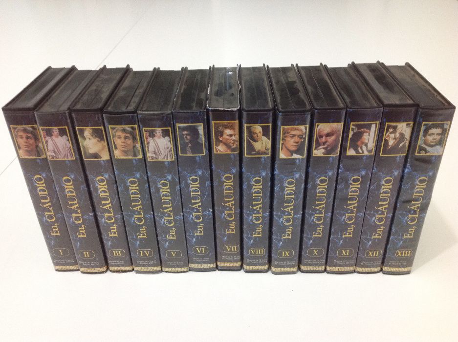 Eu Cláudio série completa em VHS originais em bom estado 13 capítulos