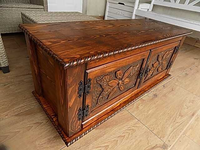 szafka ręcznie rzeźbiona 100x45x50wys