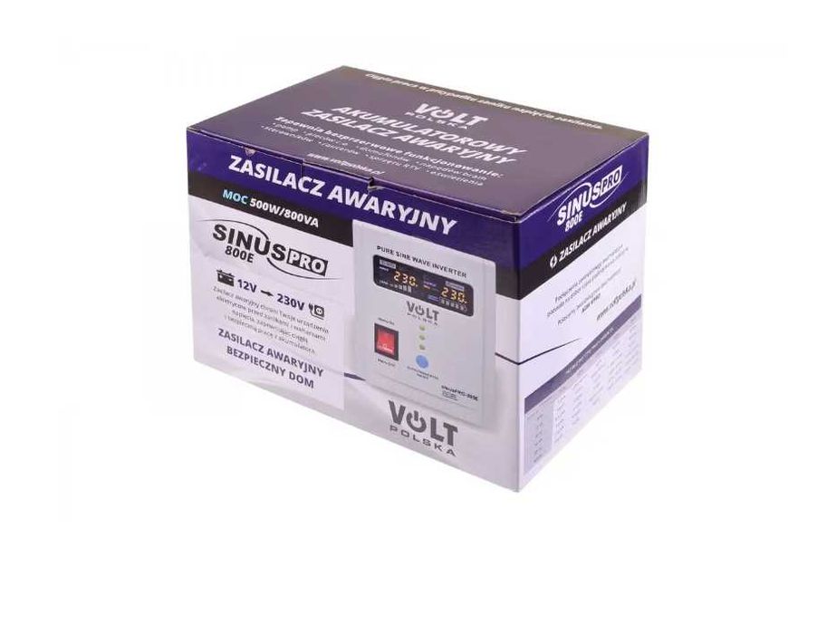 ДБЖ інвертор Volt Polska SINUS PRO 800 E+ KOYOSONIC 120Ah 12V