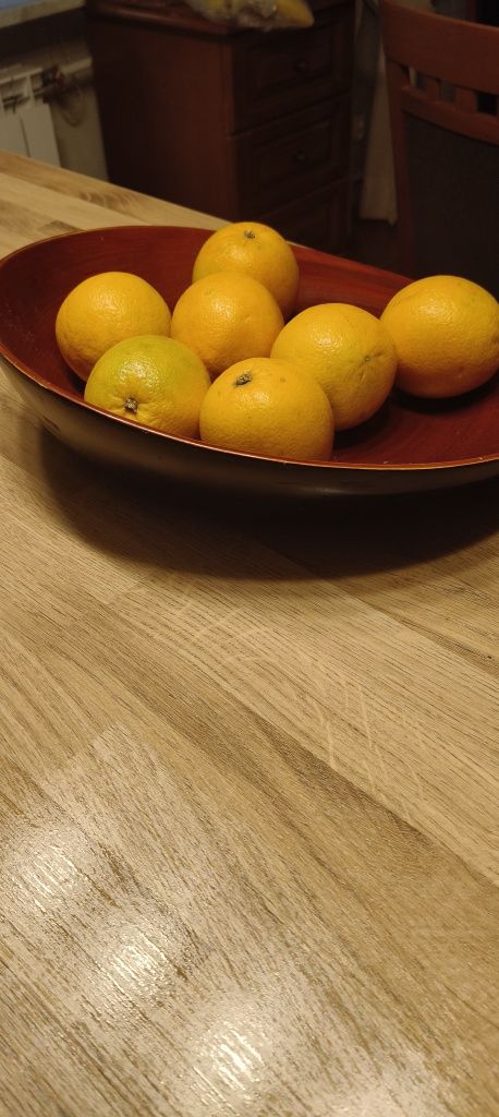 Patera drewniana na owoce