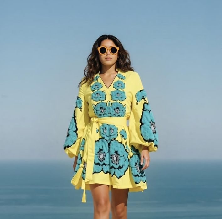 Вишиванка сукня в стилі yuliya magdych