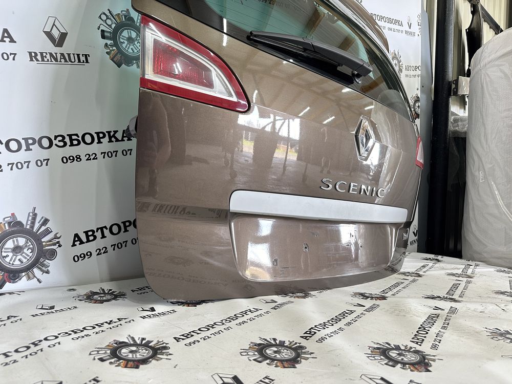 Кришка багажника ляда Renault Scenic 3 (короткий) 2009-2016 TECNB