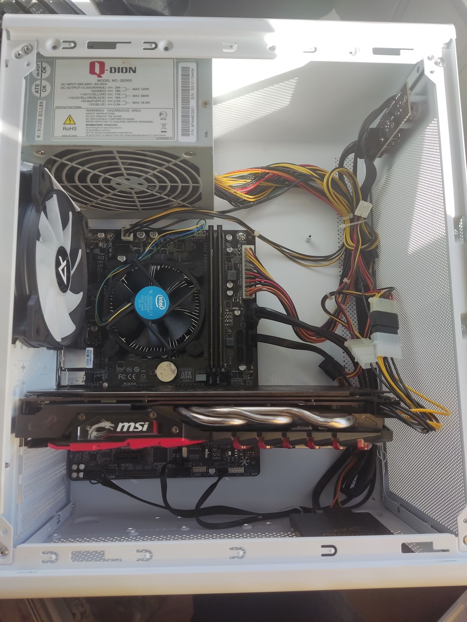 Ігровий комп'ютер i5/DDR4 16GB/SDD 480GB/RX 480 8GB
