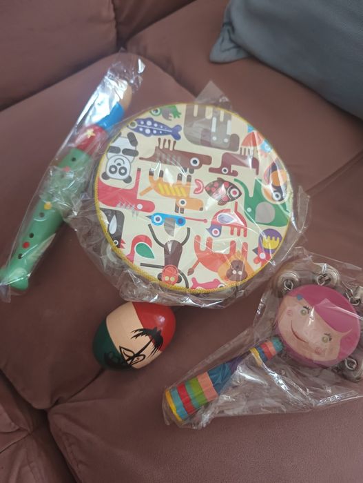 Drewniane instrumenty muzyczne dla dzieci