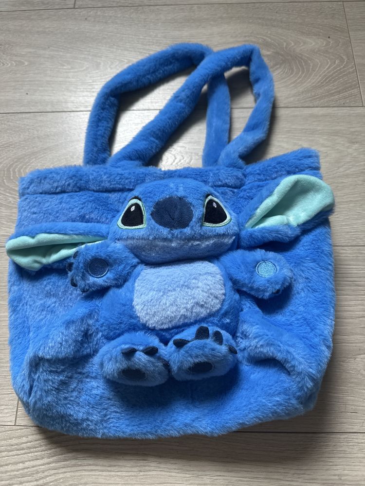 Torebka Stitch Lilo & Stitch | dziewczęca, Disney, niebieska