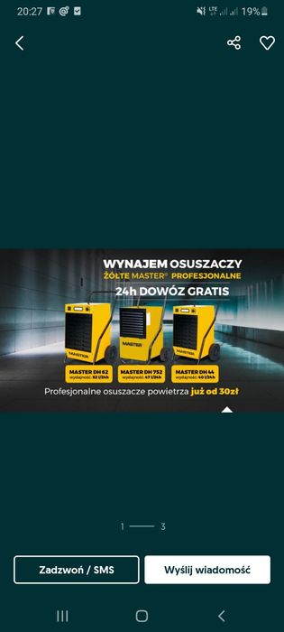 Osuszacz budowlany, osuszanie, pochłaniacz wilgoci, osuszacze