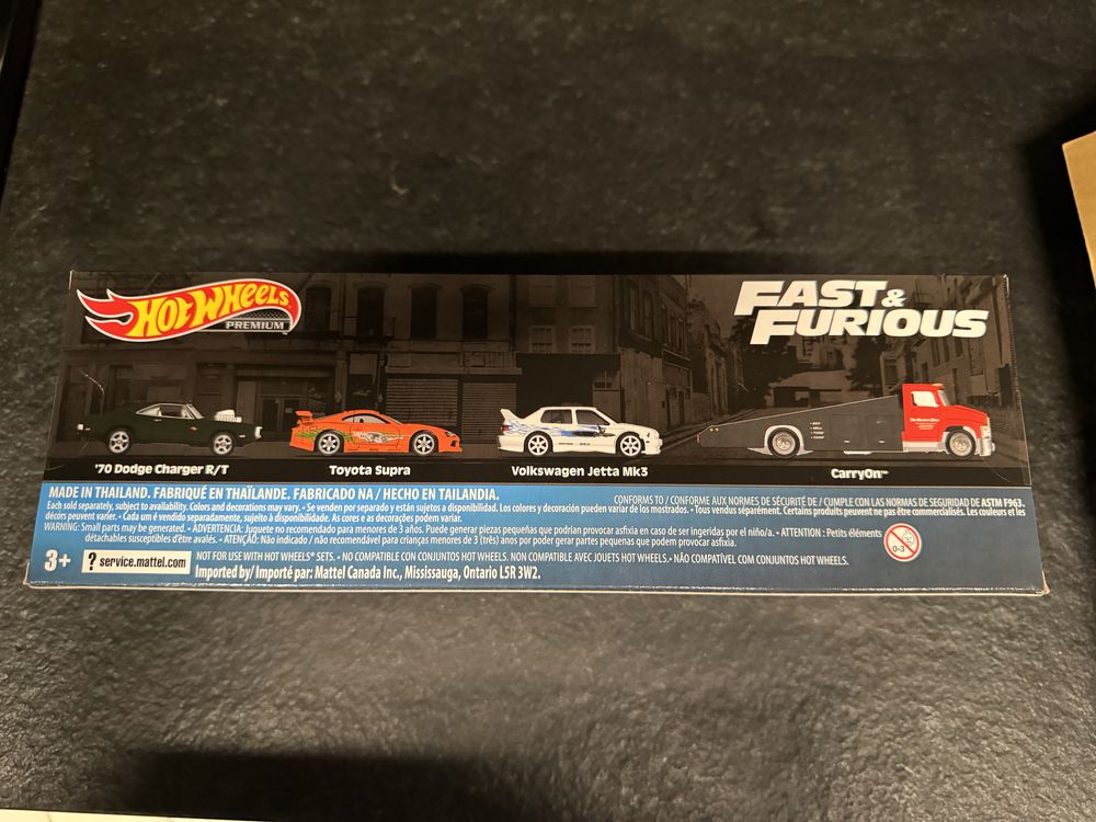 Hot Wheels Premium Diorama Fast and Furious Jetta Supra Charger Szybcy