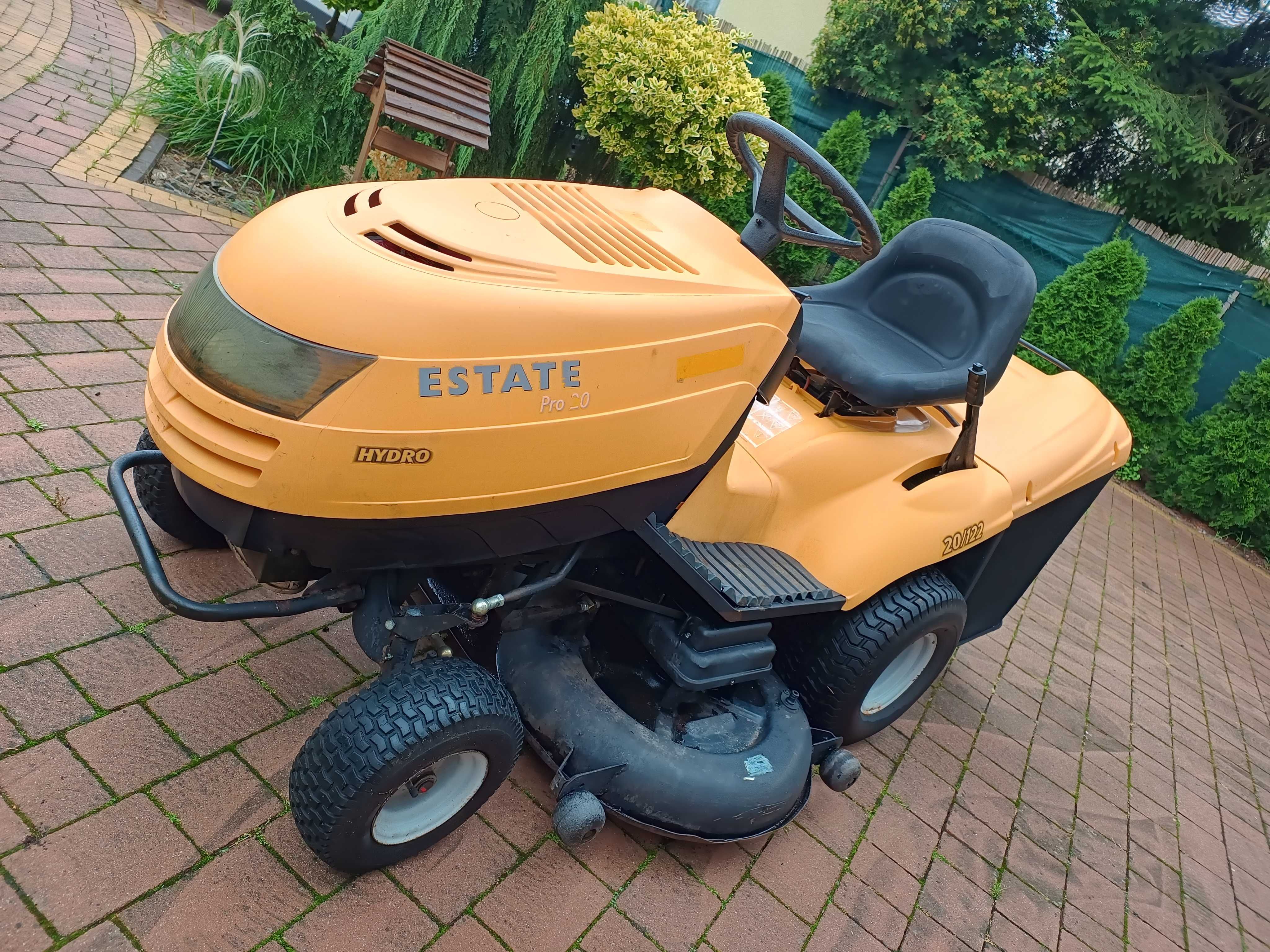 Kosiarka Traktorek Stiga 20kM Briggs V-Twin z pompą 122cm kosa #HYDRO#