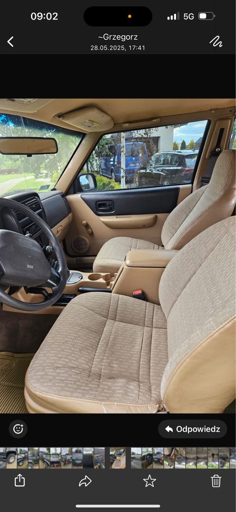 Jeep cherokee xj 2.5 bezyna 2 drzwiowy naped 4x4