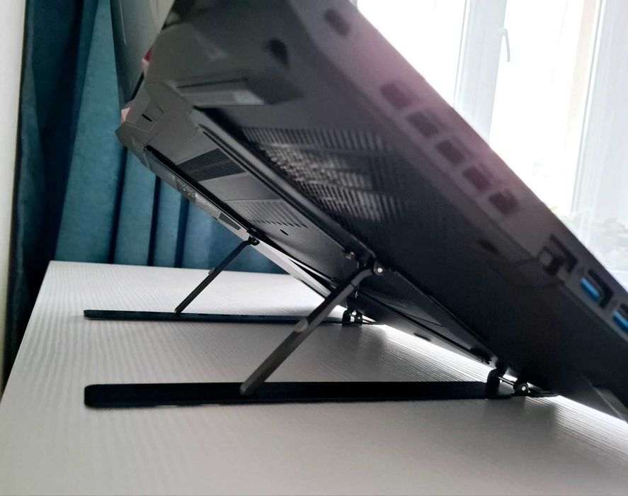 Нова підставка ноутбука планшета подставка алюмінієва Laptop (чорний)