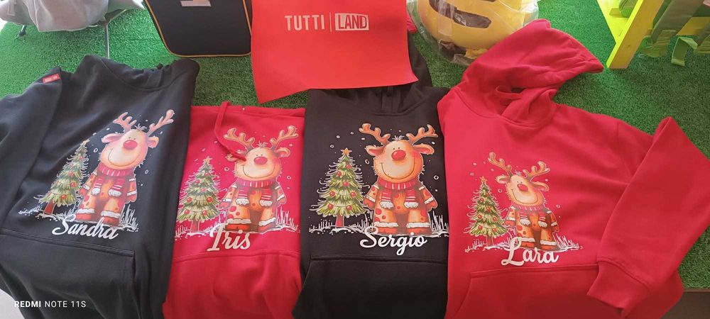 T-shirts e Camisolas de Natal.