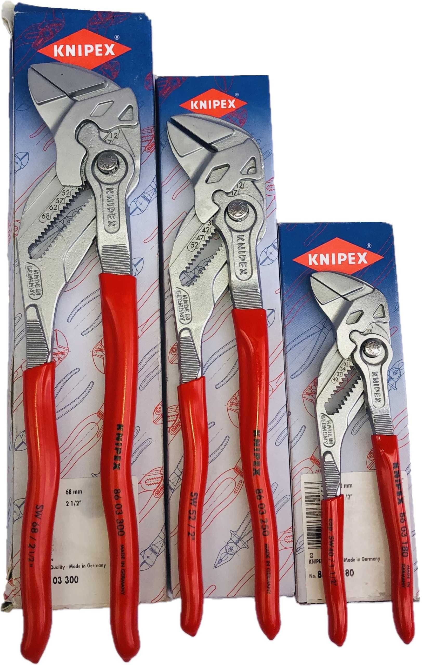 Zestaw kluczy nastawnych KNIPEX 250+ 180+ 125mm 86,03,125