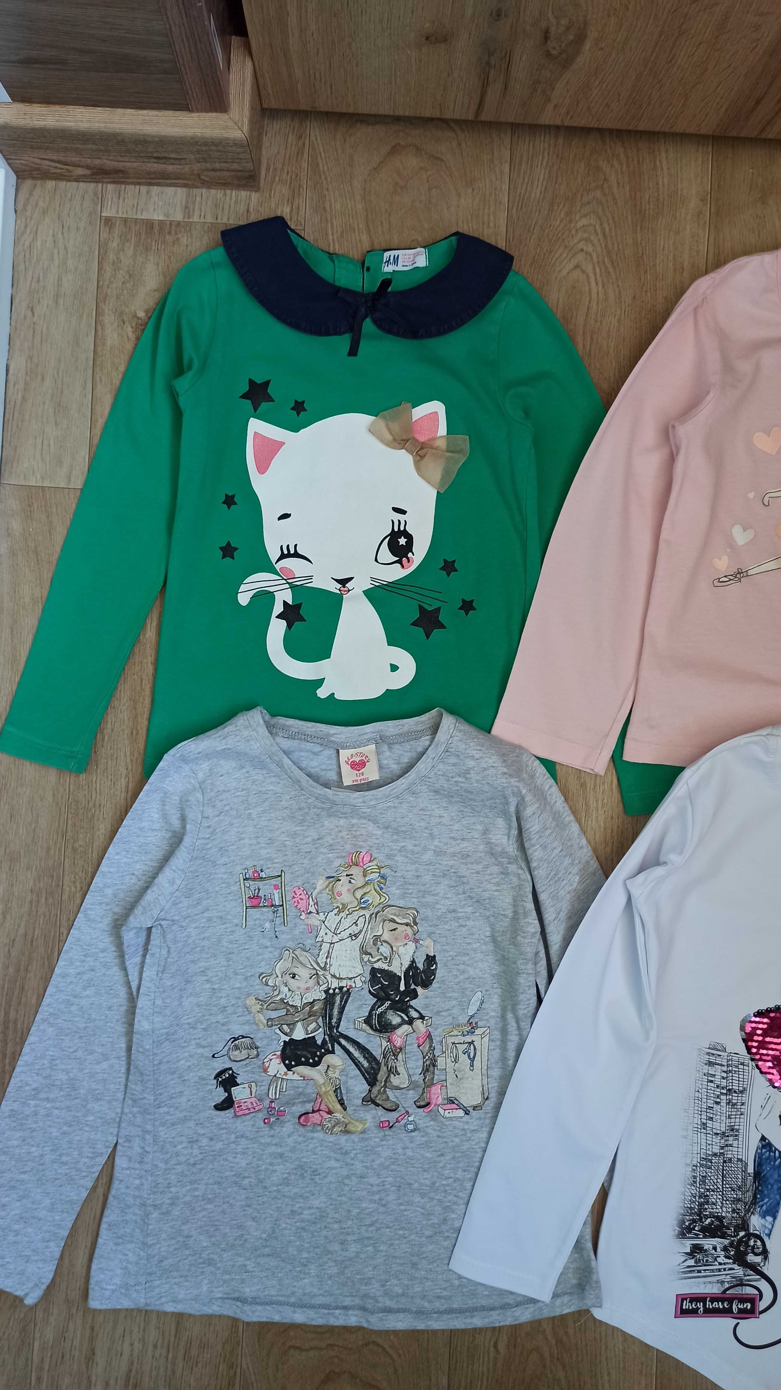 Регланы, кофточки, туники на девочку 6-8лет 122-128 см