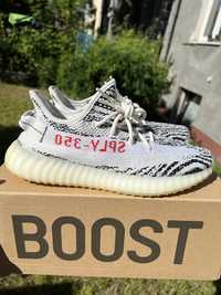 Adidas Yeezy Boost 350 V2 Zebra sneakersy czarno białe kanye 42 2/3