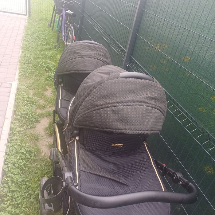 Bliźniaczy wózek junama diamond