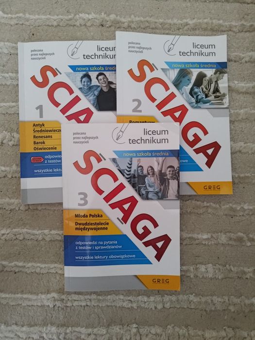 Ściąga Greg matura język polski liceum opracowania lektur epok