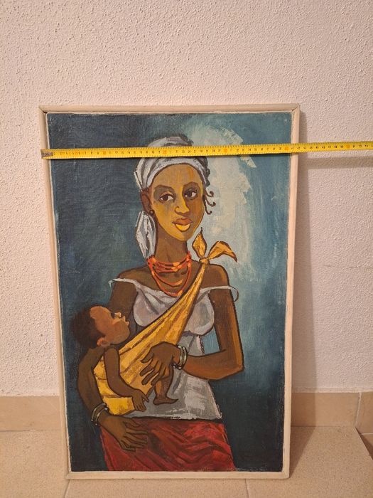 Quadro pintado à mão