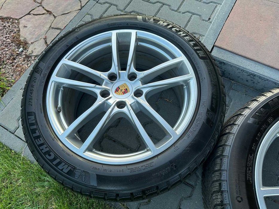 Felgi 20" Porsche OE 9Y0 Michelin Pilot Alpin5 SUV koła zimowe Cayenne