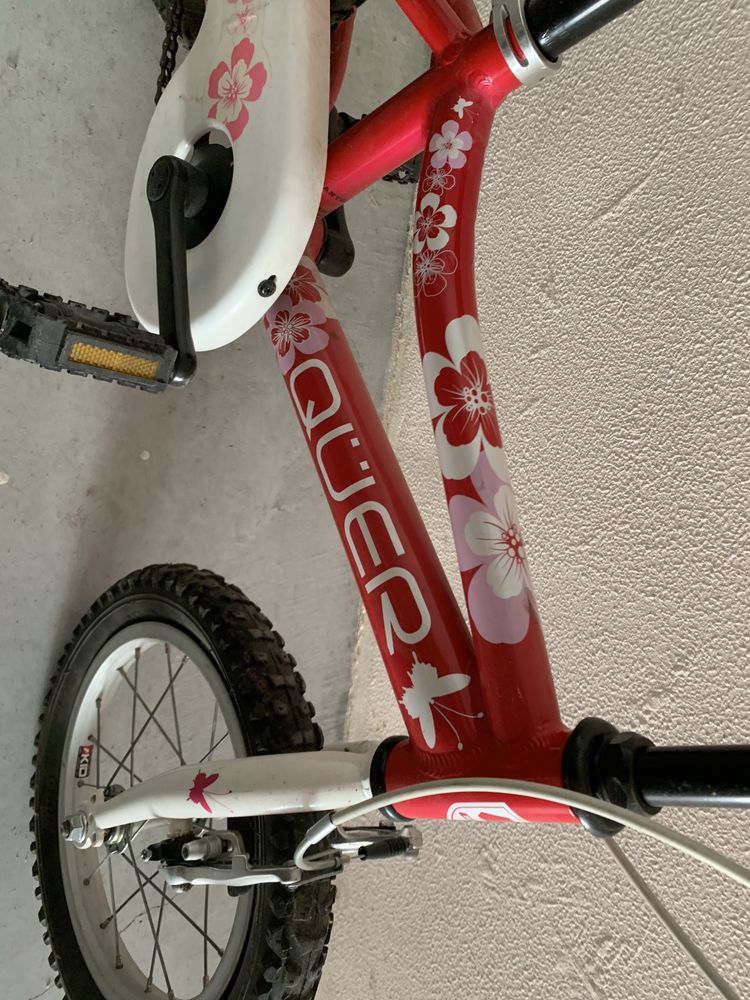 Bicicleta roda 14 rosa