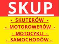 Skup skuter aut motorower quad samochodów skuterów motocykli przyczep